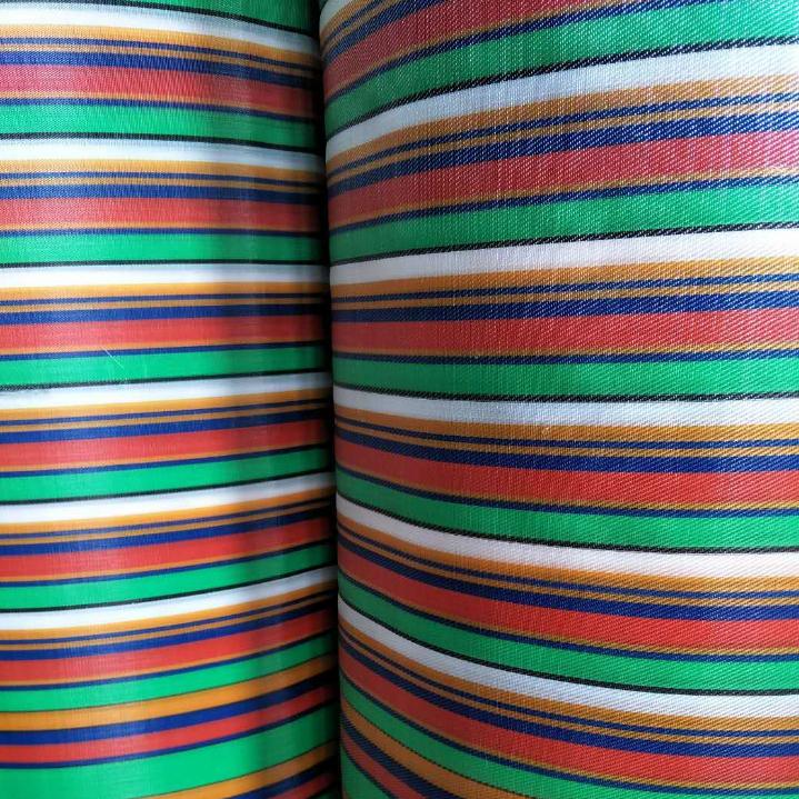 平织彩色条纹沙滩布3